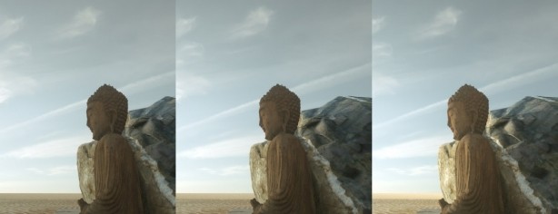 gamma differences in blender HDRI rendering